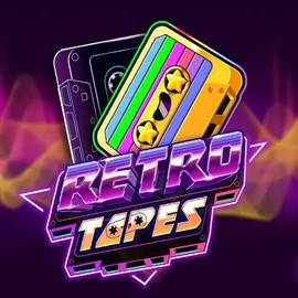 Retro Tapes slot logo by Push Gaming at Winny Casino